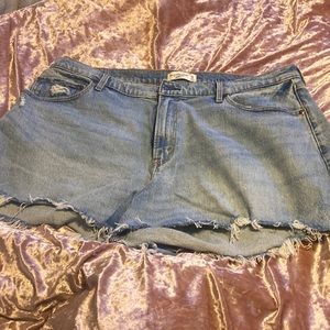Plus size Abercrombie and Fitch Jean shorts
